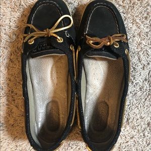 Sperry black Angelfish loafers